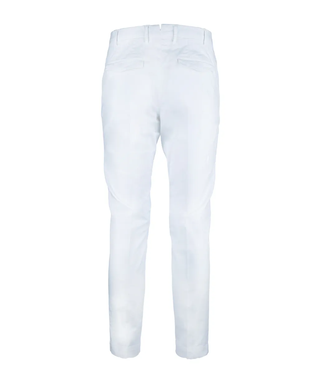 Slim-Cut Cotton Chino Trousers