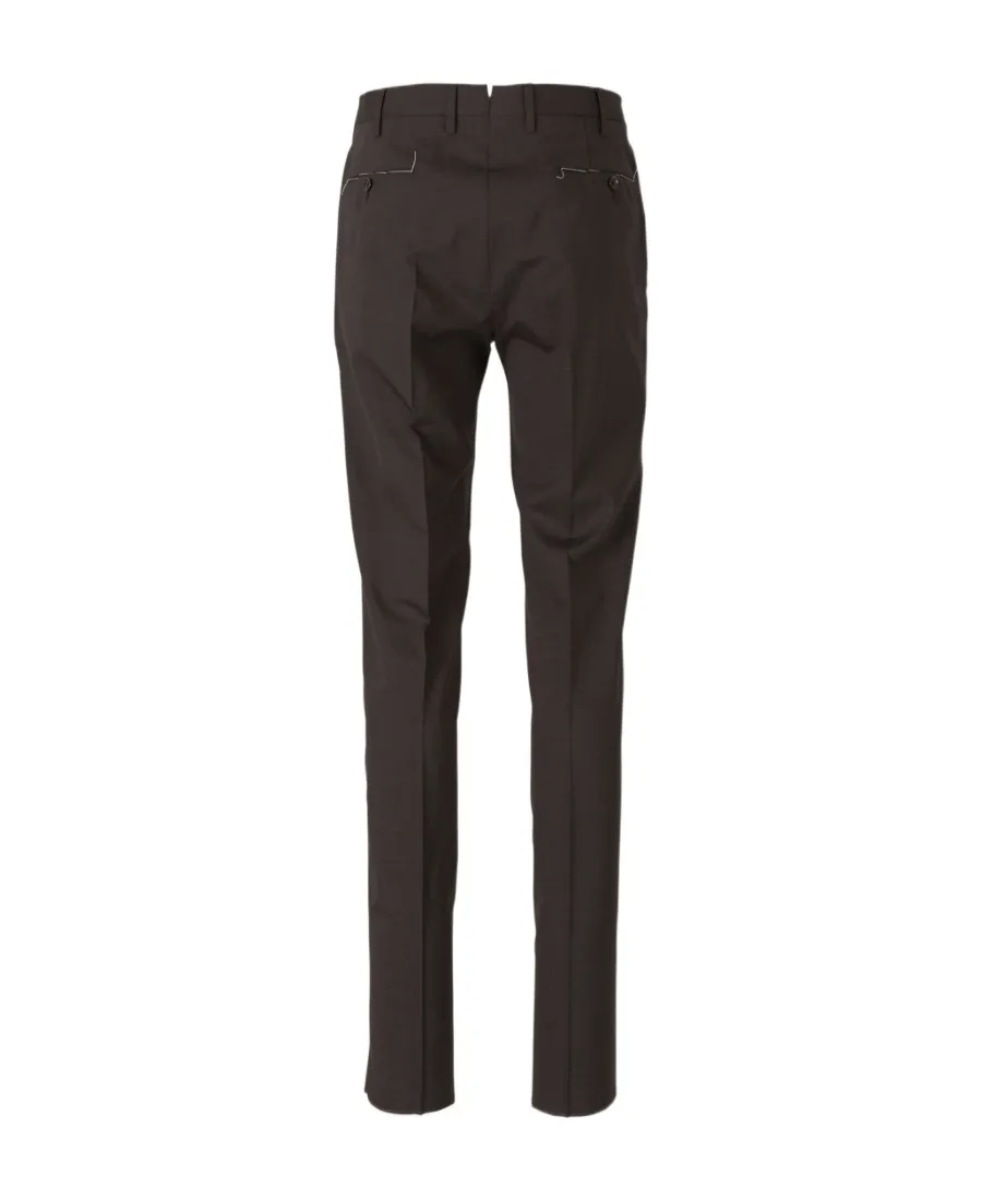 Tailored-Cut Tapered Trousers