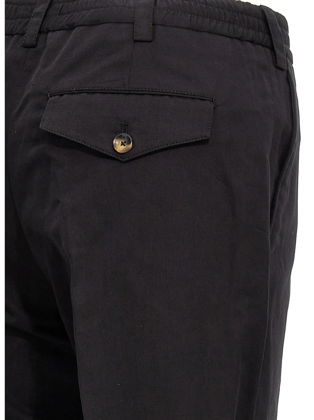 Cropped Tapered Trousers