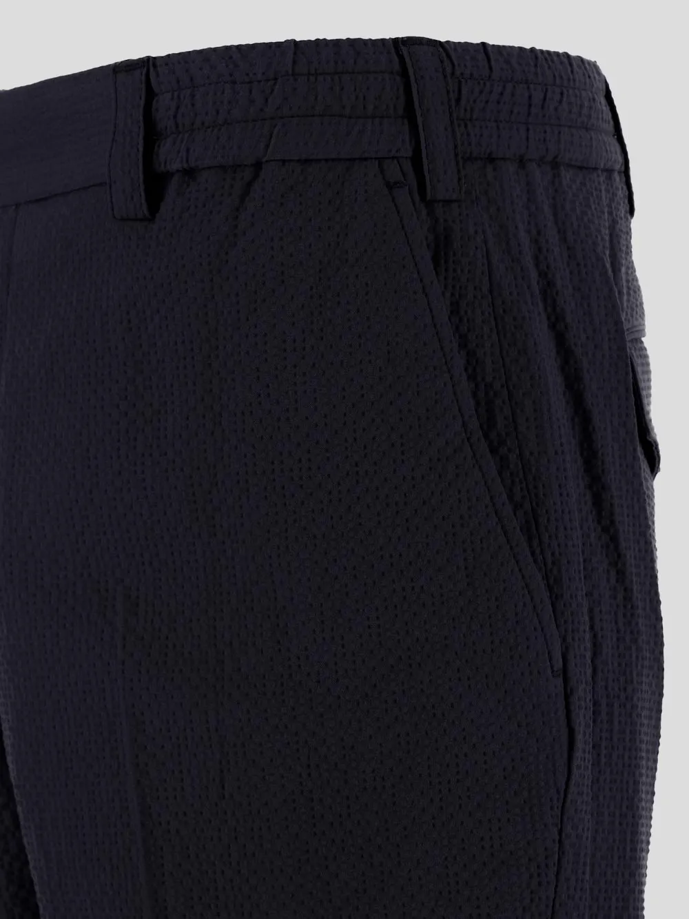 Tapered-Leg Turn-Up Hem Chino Trousers
