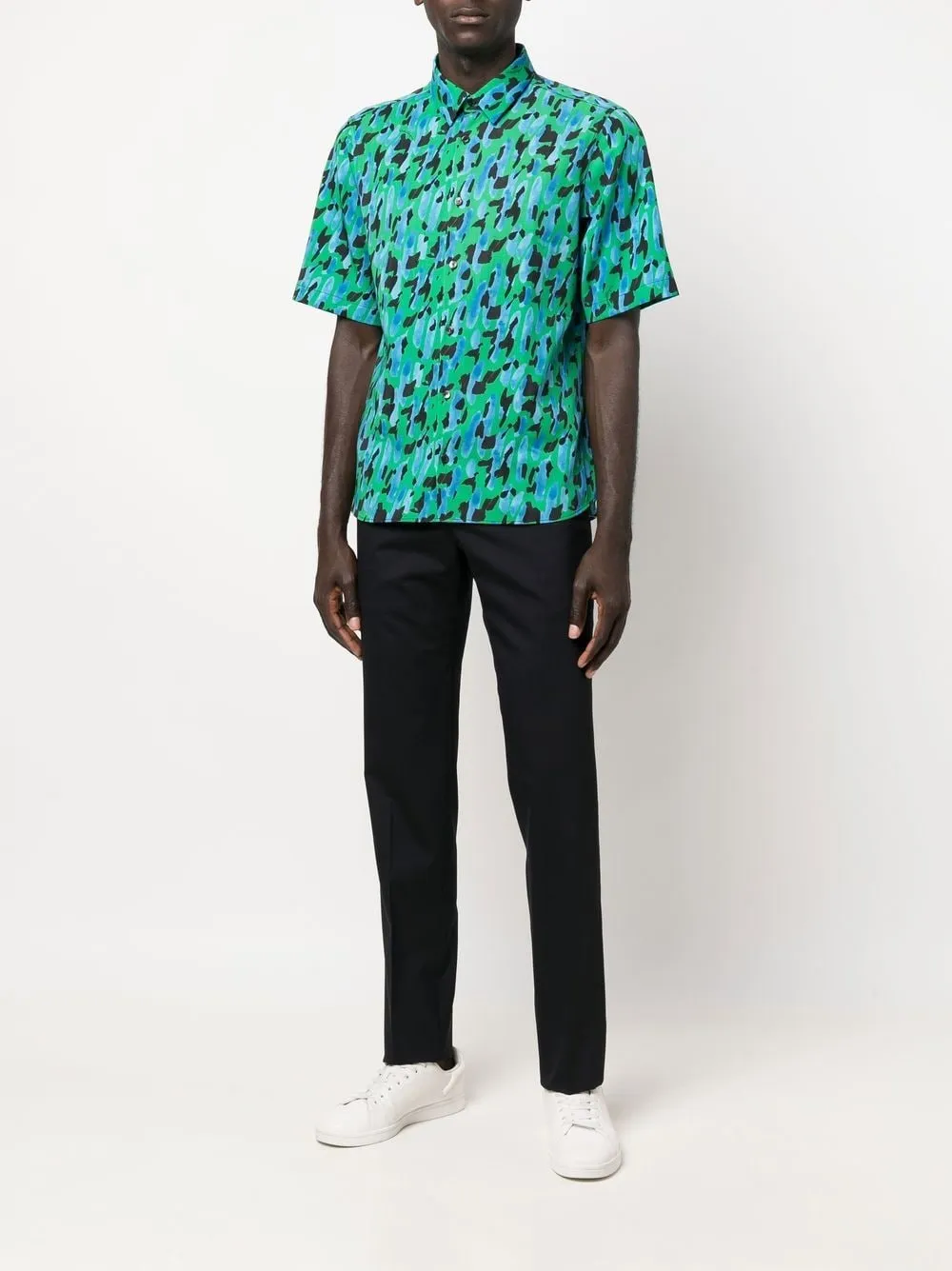 Tailored-Cut Tapered Trousers