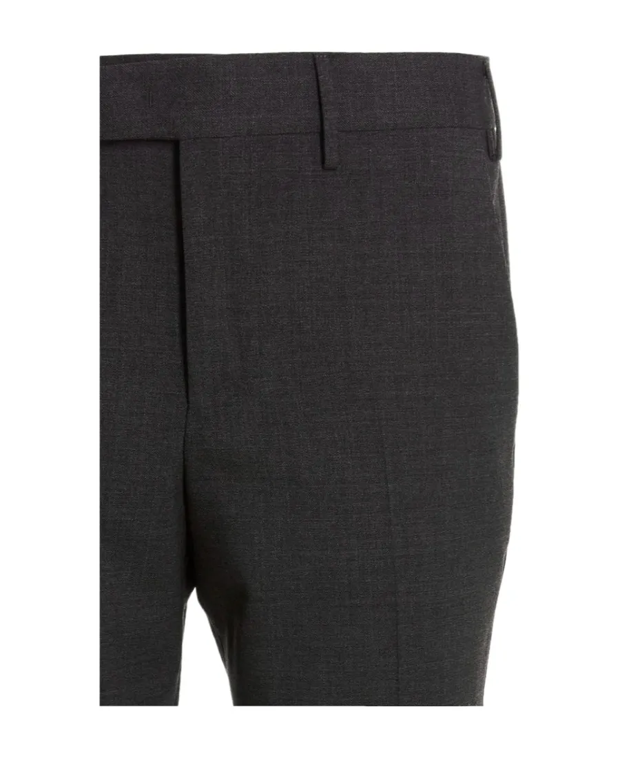 Belt-Loop Casual Pants