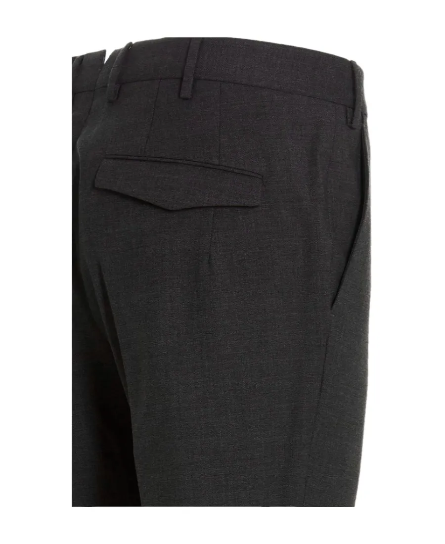 Belt-Loop Casual Pants