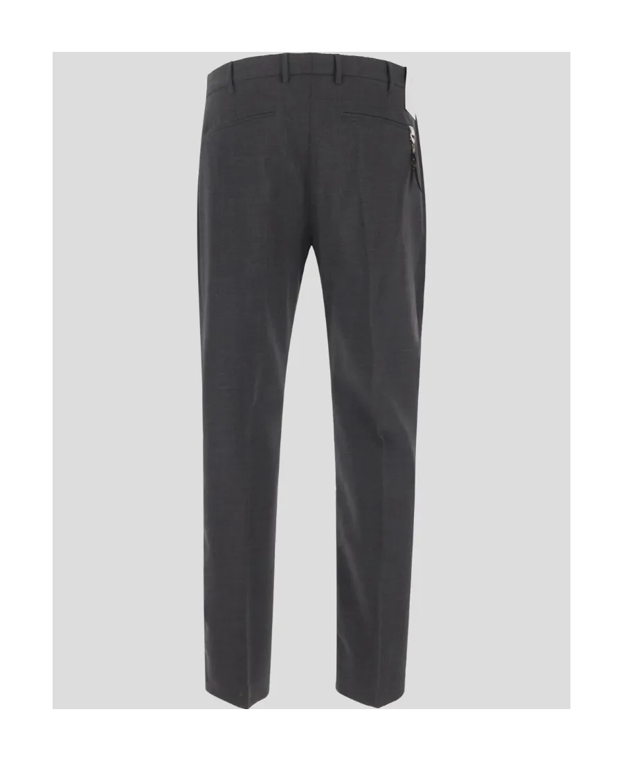 Mid-Rise Tapered Trousers