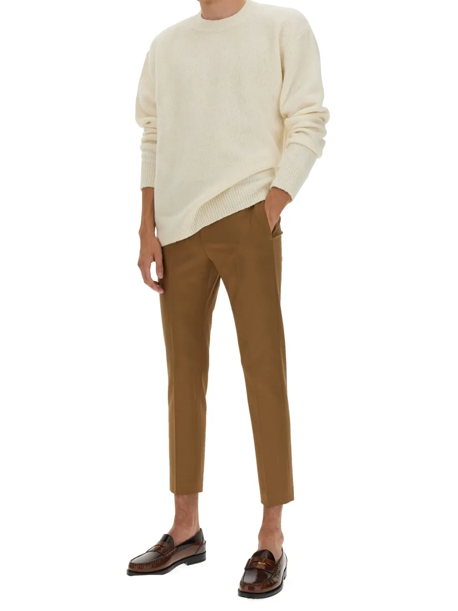 Straight-Leg Tailored Trousers