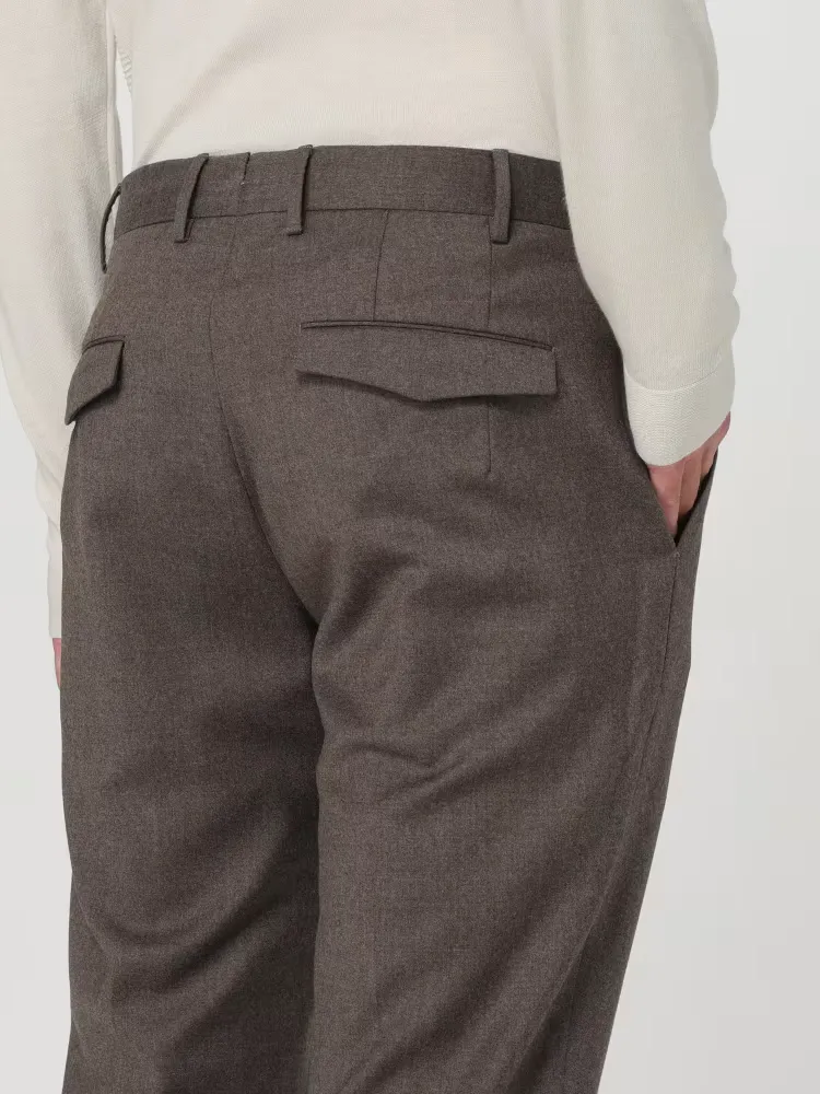 Pleat-Detail Trousers