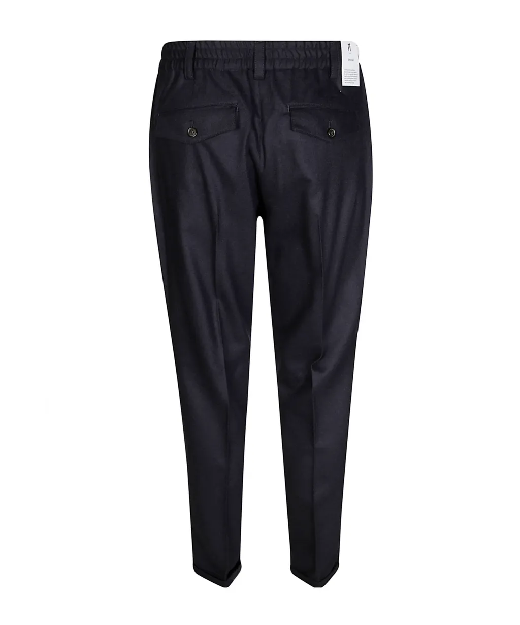 Elasticated-Waistband Trousers