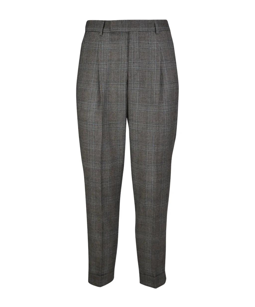 Plaid Casual Pants