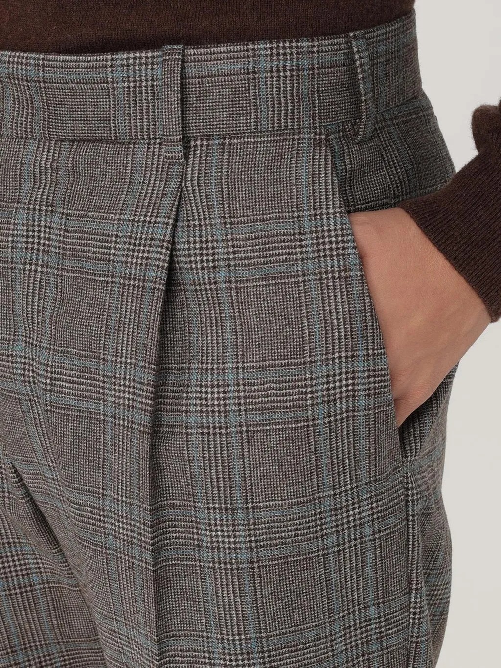 Plaid Casual Pants
