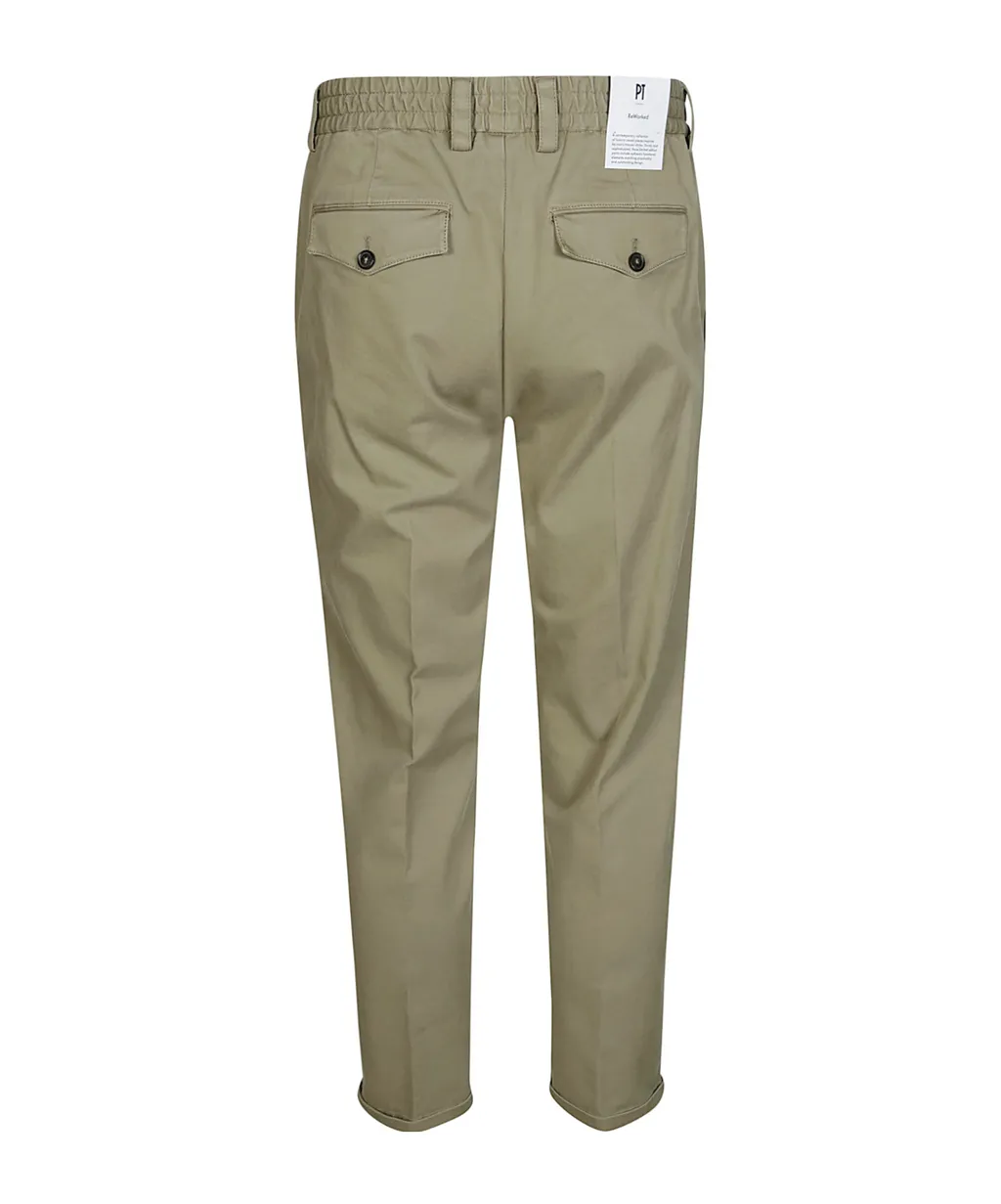 Straight-Leg Casual Pants