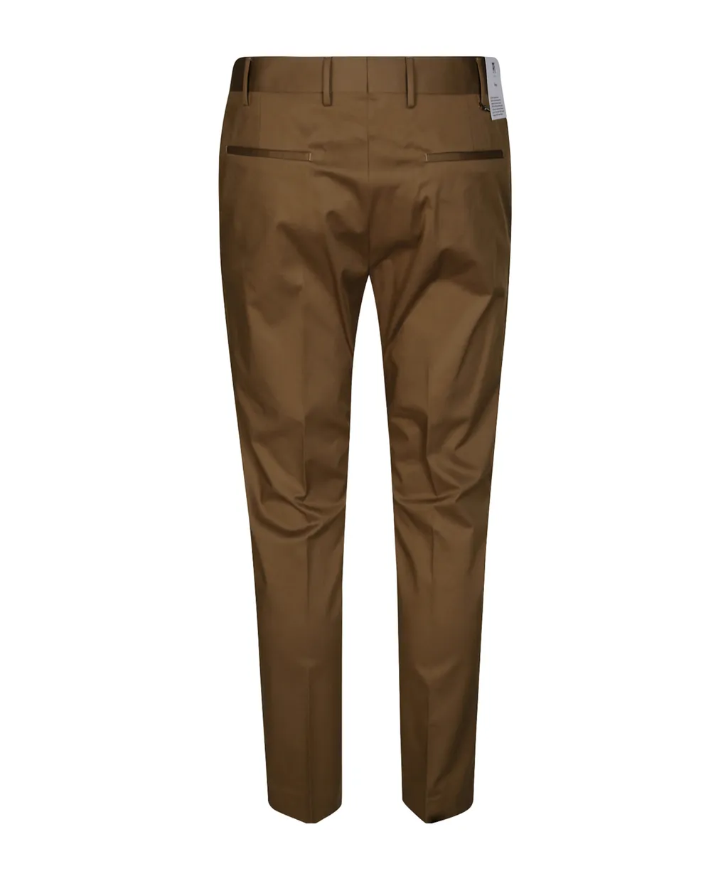 Cropped Slim-Fit Chinos