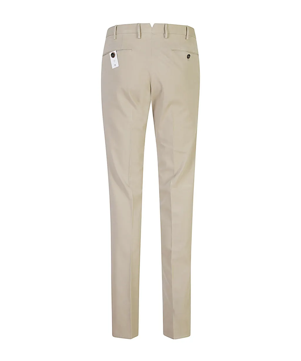 Pleated Zipper Casual Pants