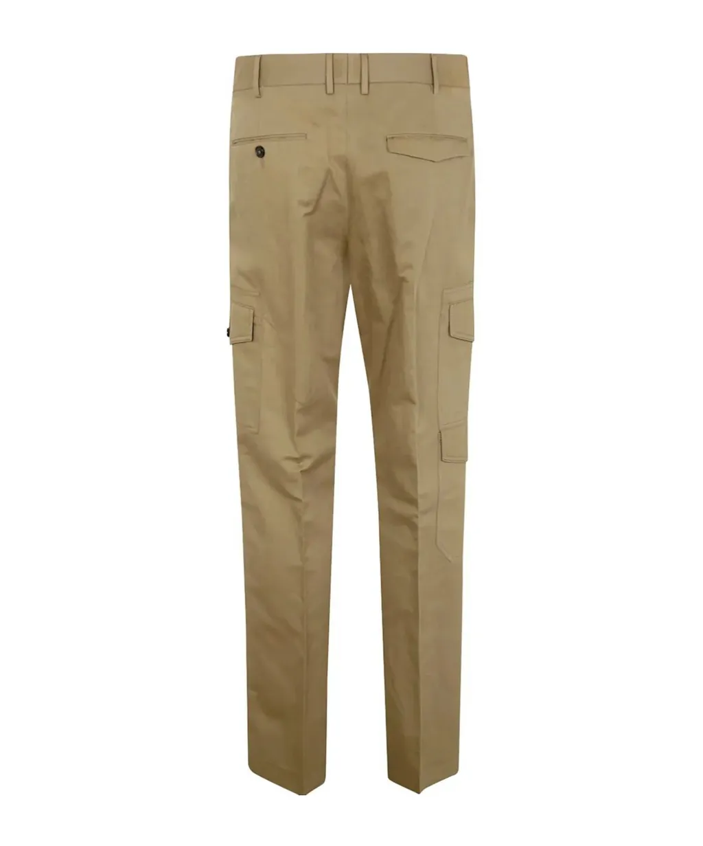 Cotton Straight-Leg Trousers