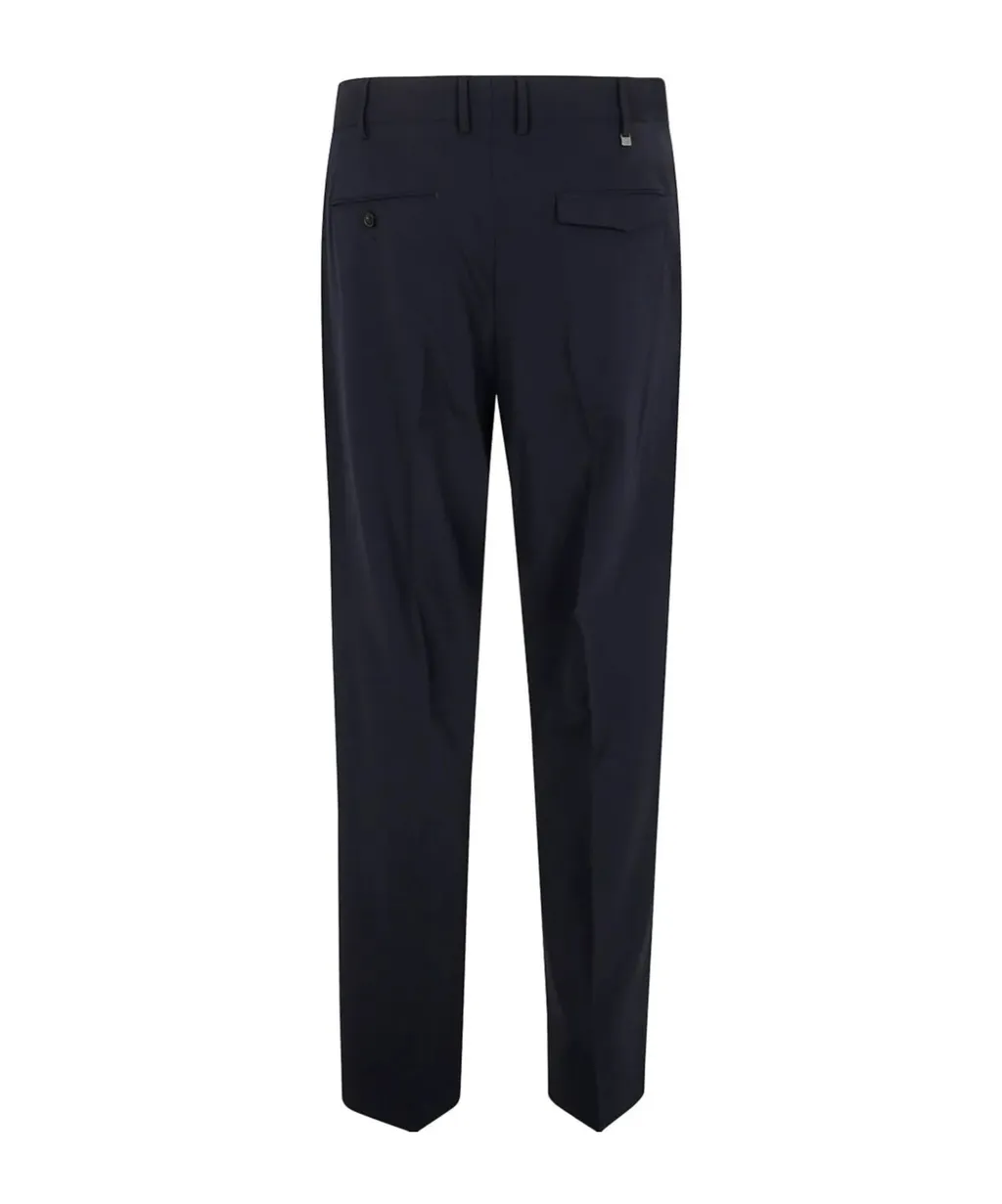 Wool Straight-Leg Trousers