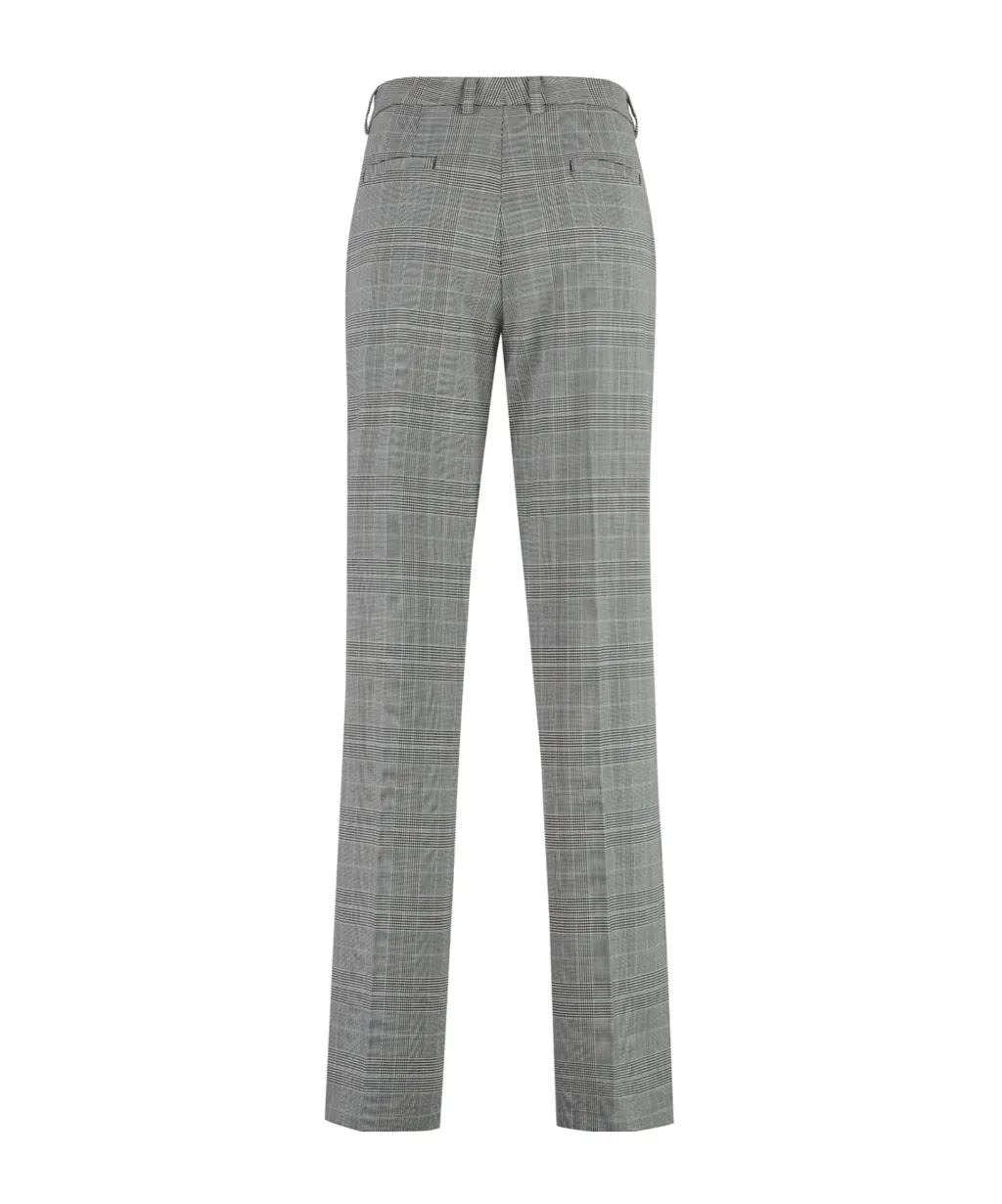 Prince Of Wales Patterned Trousers