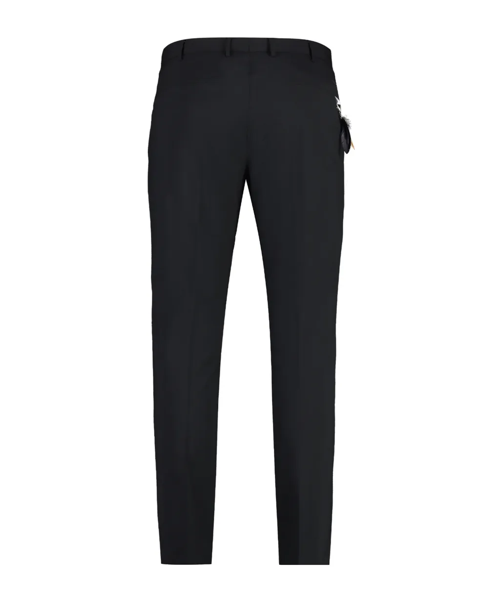 Wool Blend Dress Trousers