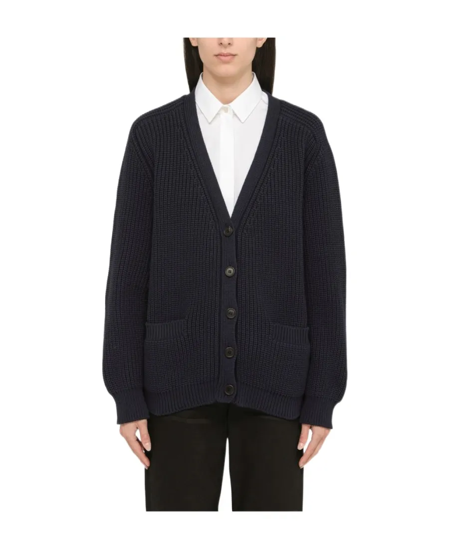 V-Neck Buttoned Cardigan