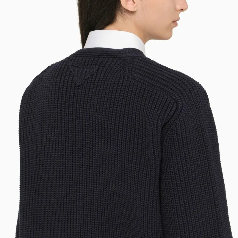 V-Neck Buttoned Cardigan