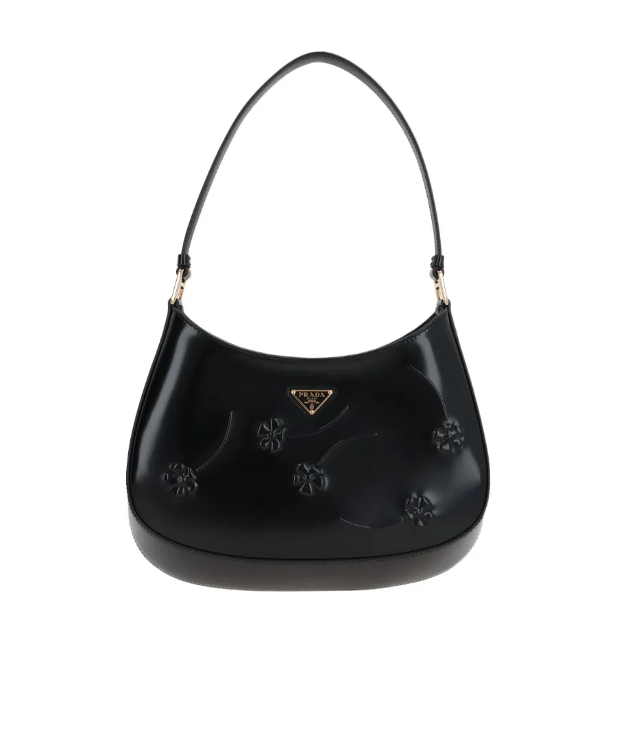 Cleo Embossed-Detail Shoulder Bag