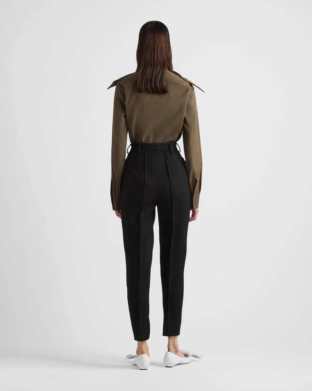 Long-Sleeved Military Shirt