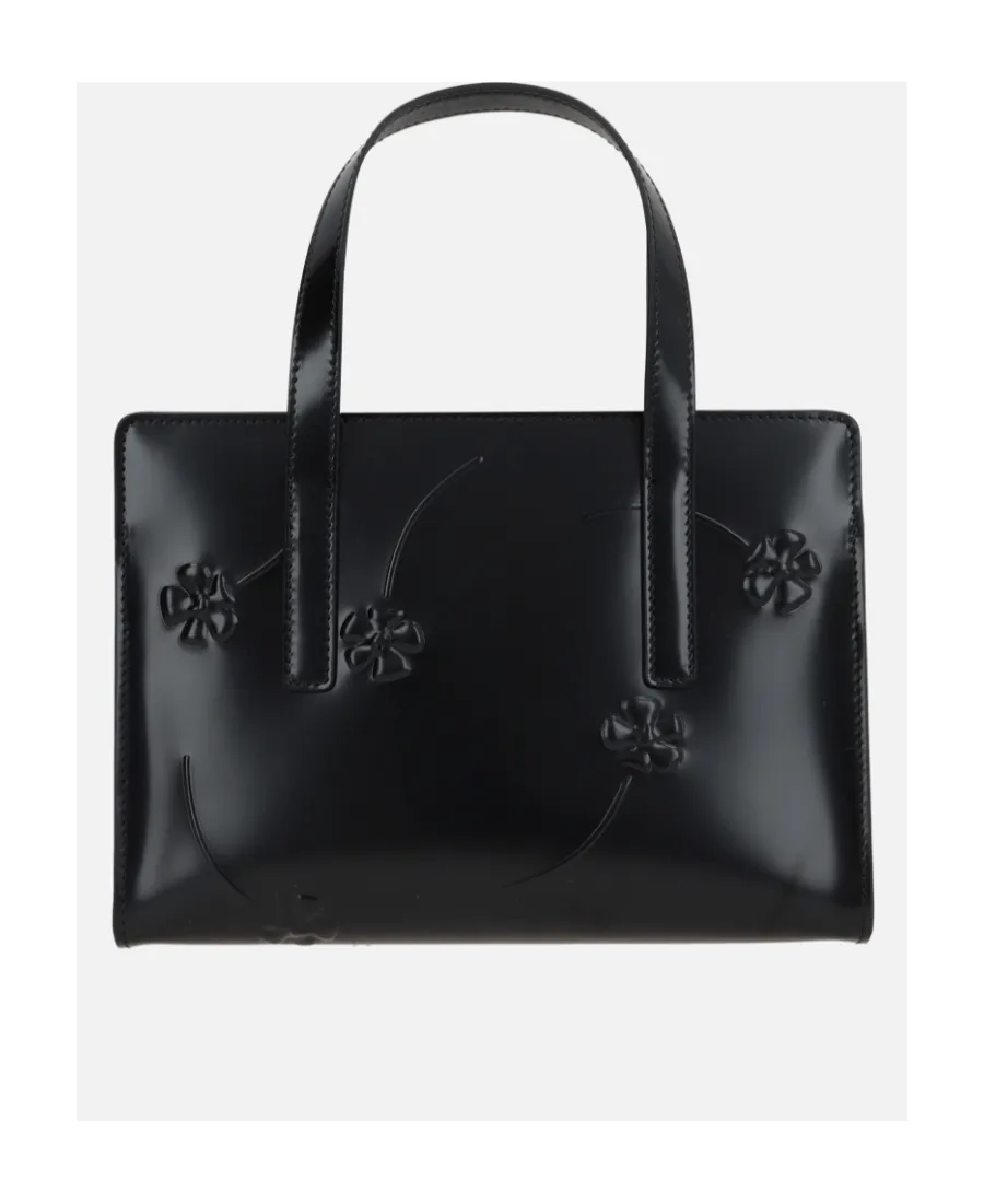 Logo-Printed Zipped Tote Bag