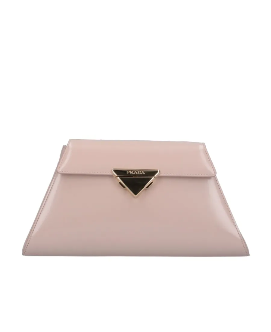 Logo-Buckle Leather Shoulder Bag