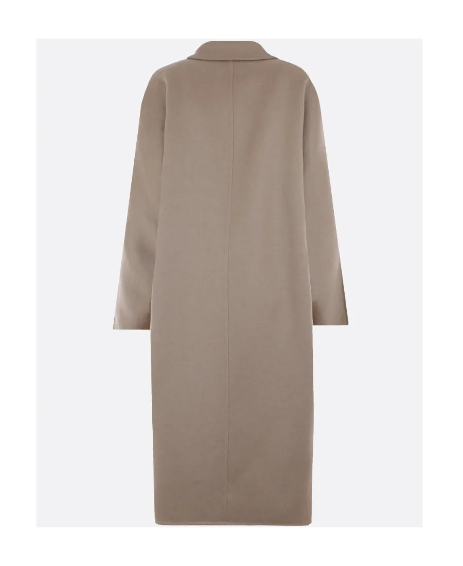 Logo Printed Oversized-Fit Coat