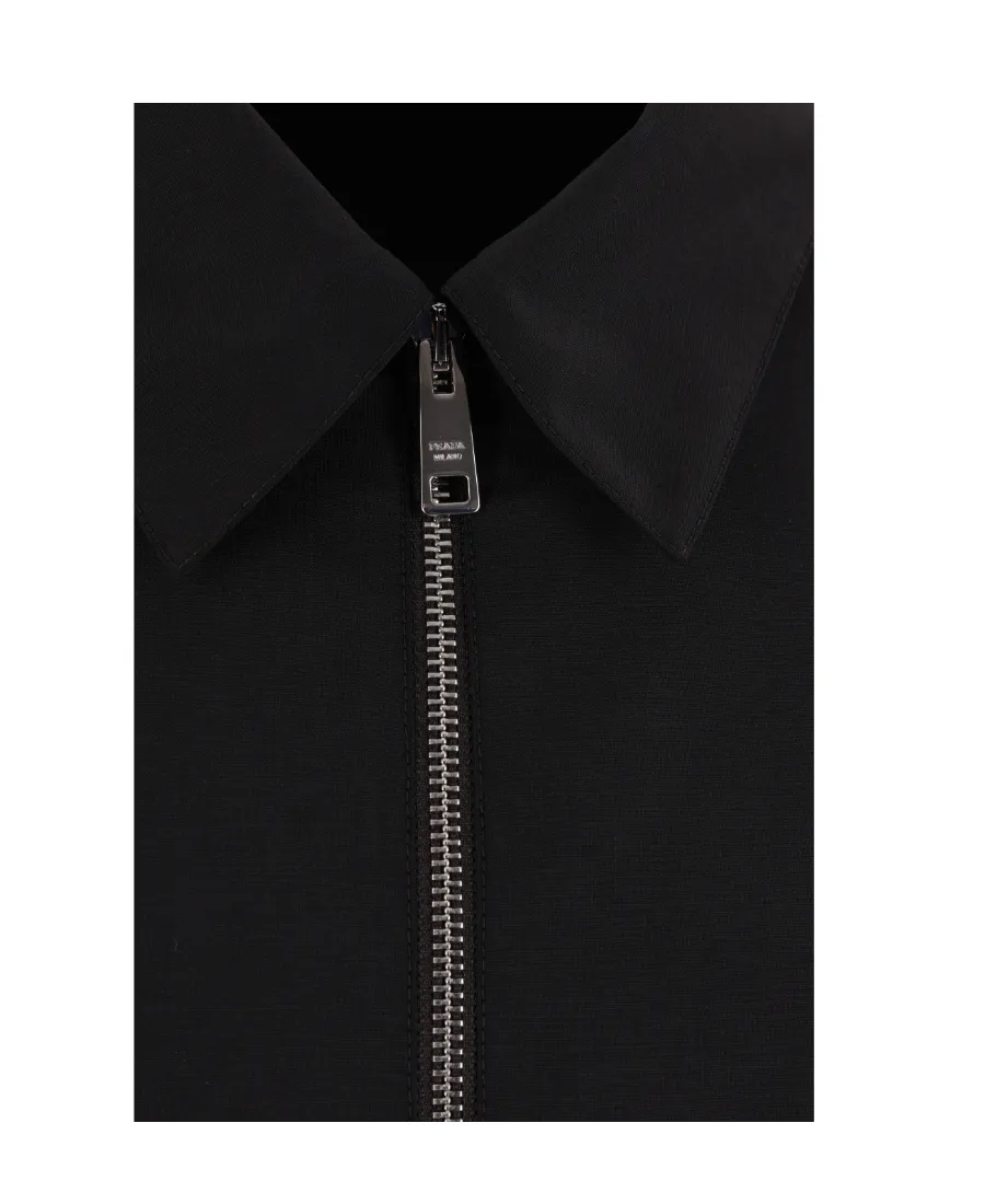 Long-Sleeved Zipped Jacket