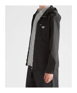 Logo Plaque Zip-Up Jacket