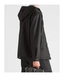 Logo Plaque Zip-Up Jacket