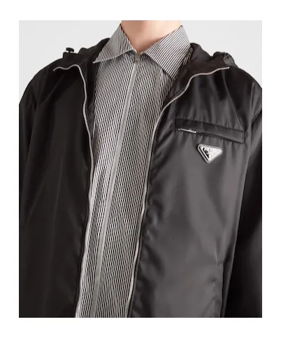 Logo Plaque Zip-Up Jacket