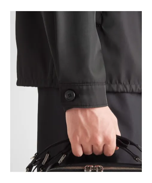Logo Plaque Zip-Up Jacket