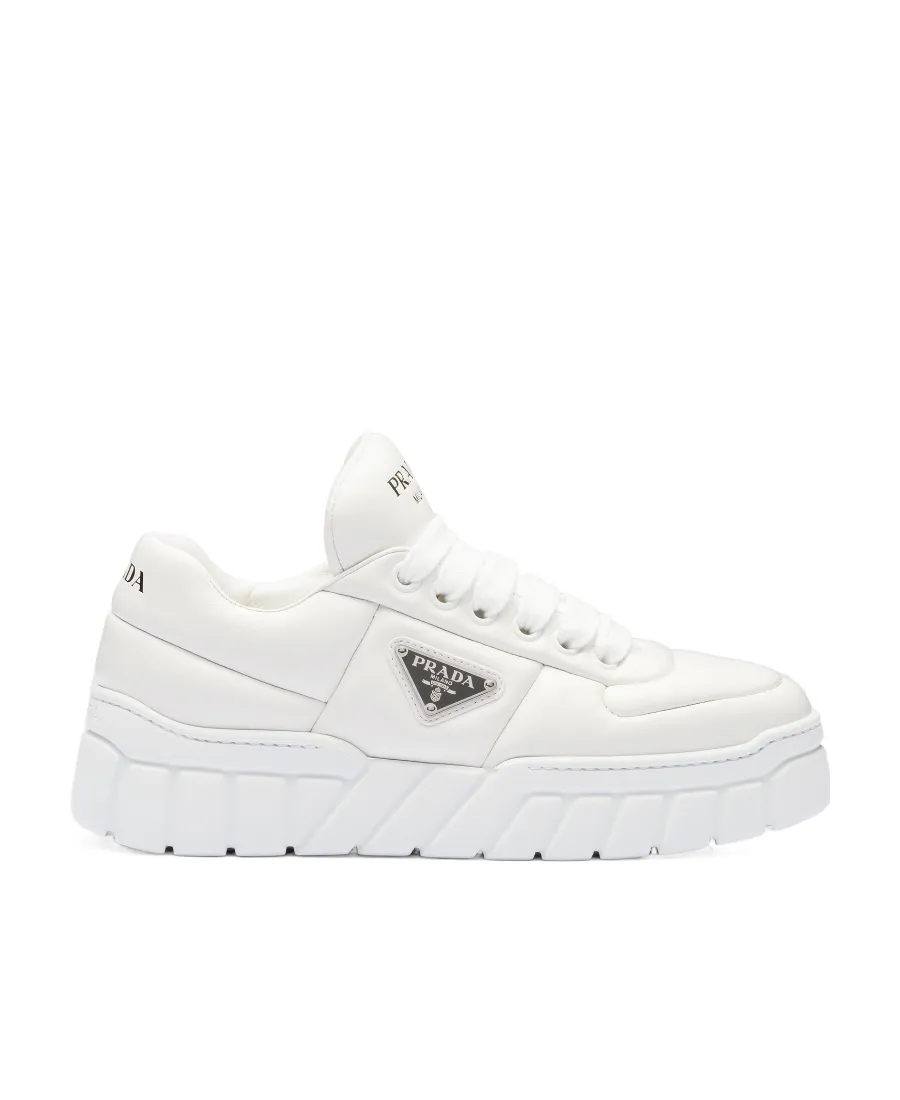 Padded Nappa Leather Sneakers