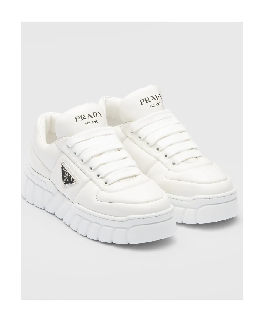 Padded Nappa Leather Sneakers