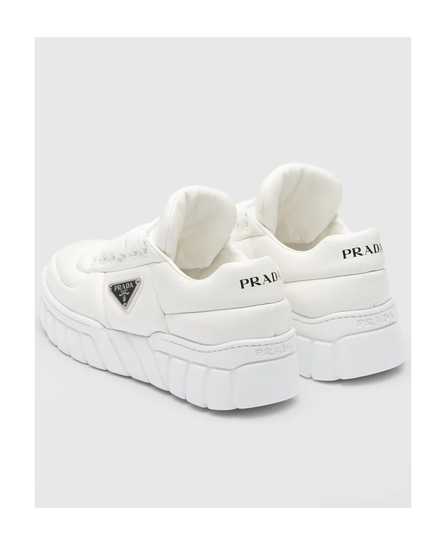 Padded Nappa Leather Sneakers