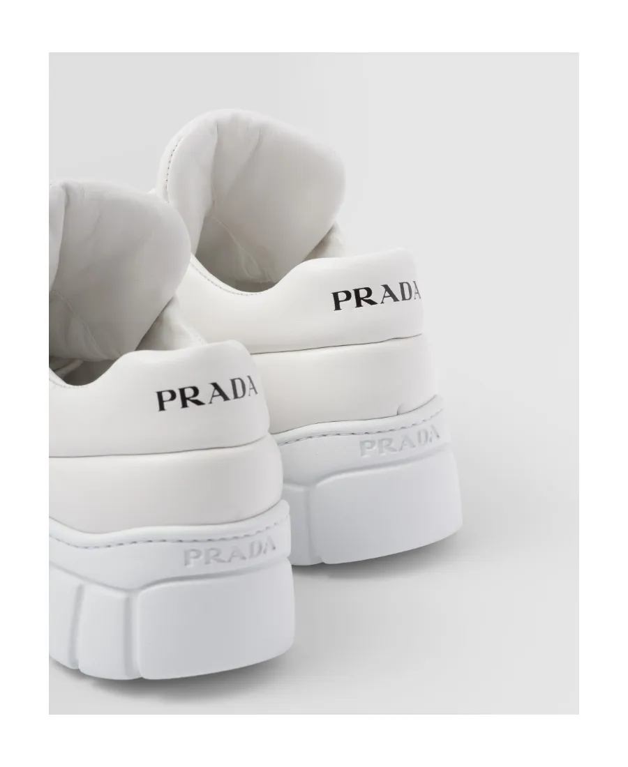 Padded Nappa Leather Sneakers