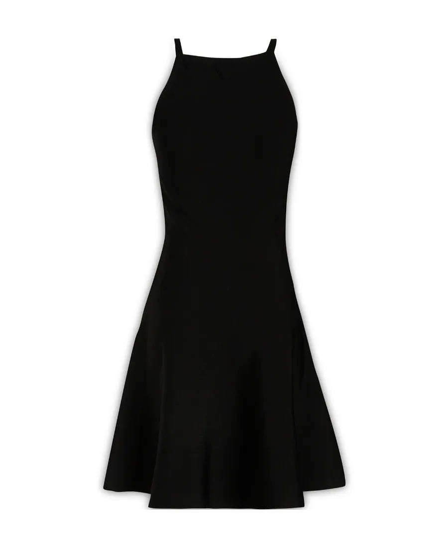 Flared Sleeveless Dress