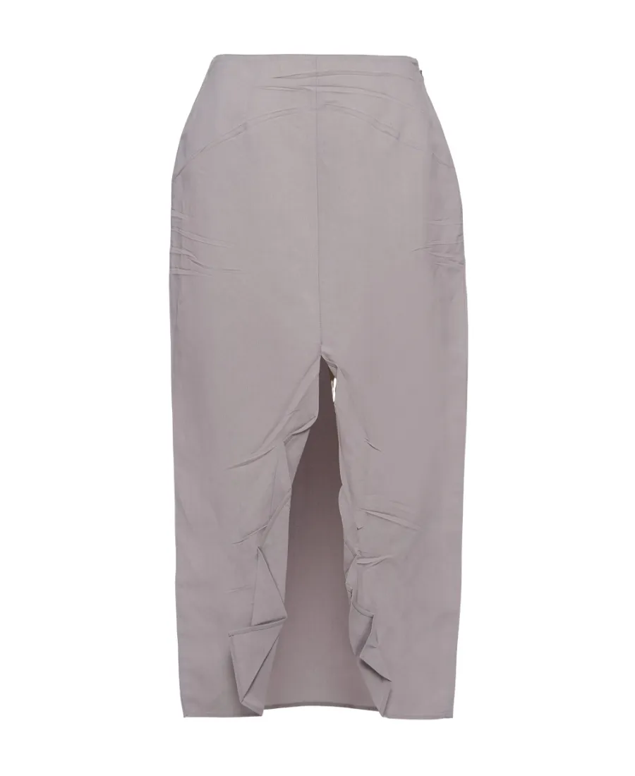 High-Waist Slim-Cut Skirt