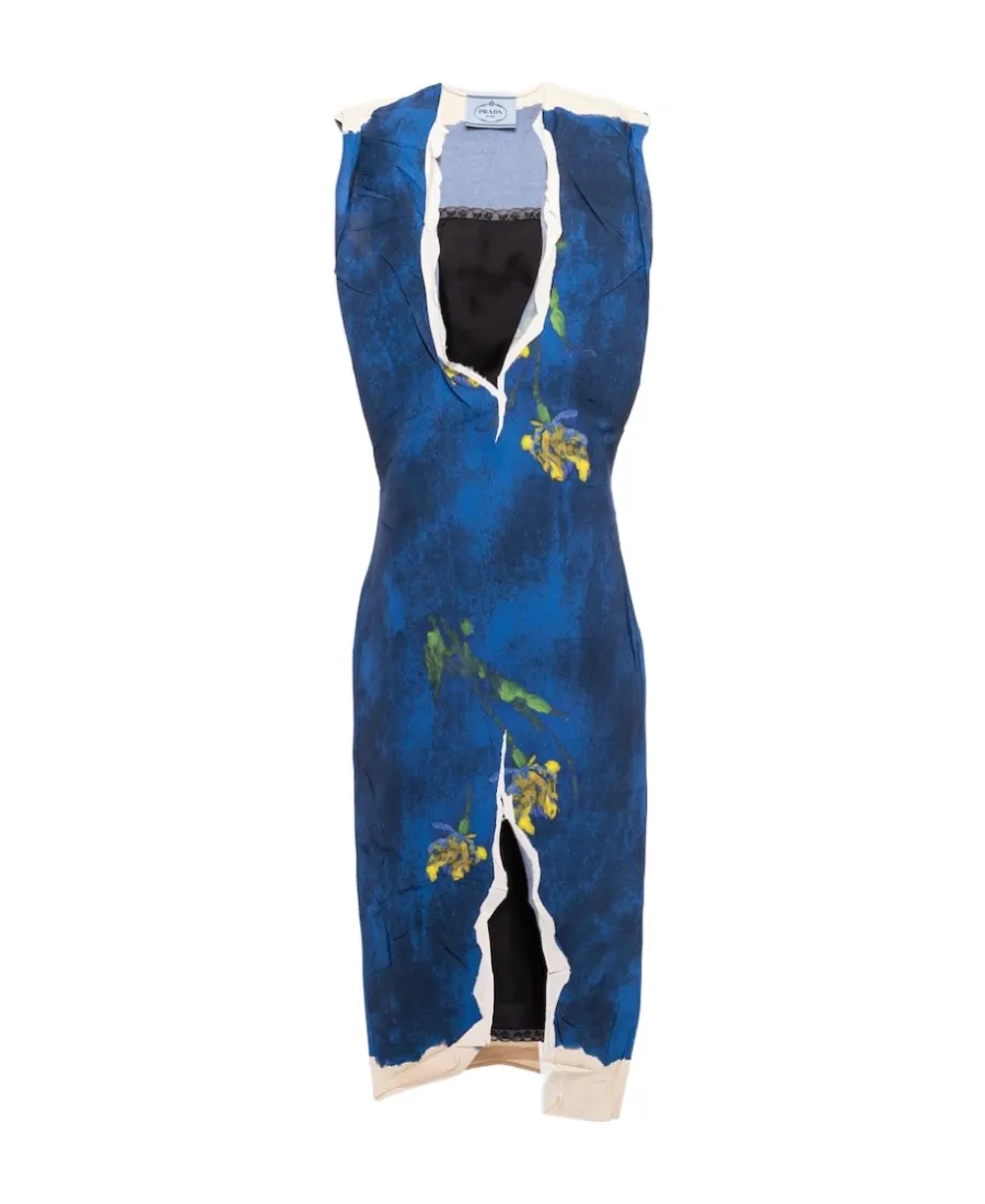 Paper-Based Printed Technical Fabric Dress