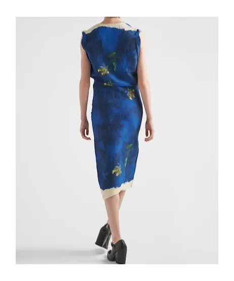 Paper-Based Printed Technical Fabric Dress