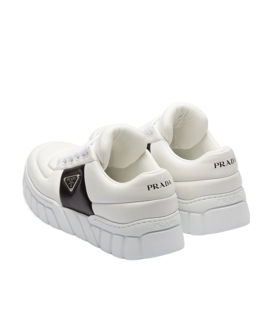 Padded Nappa Leather Sneakers