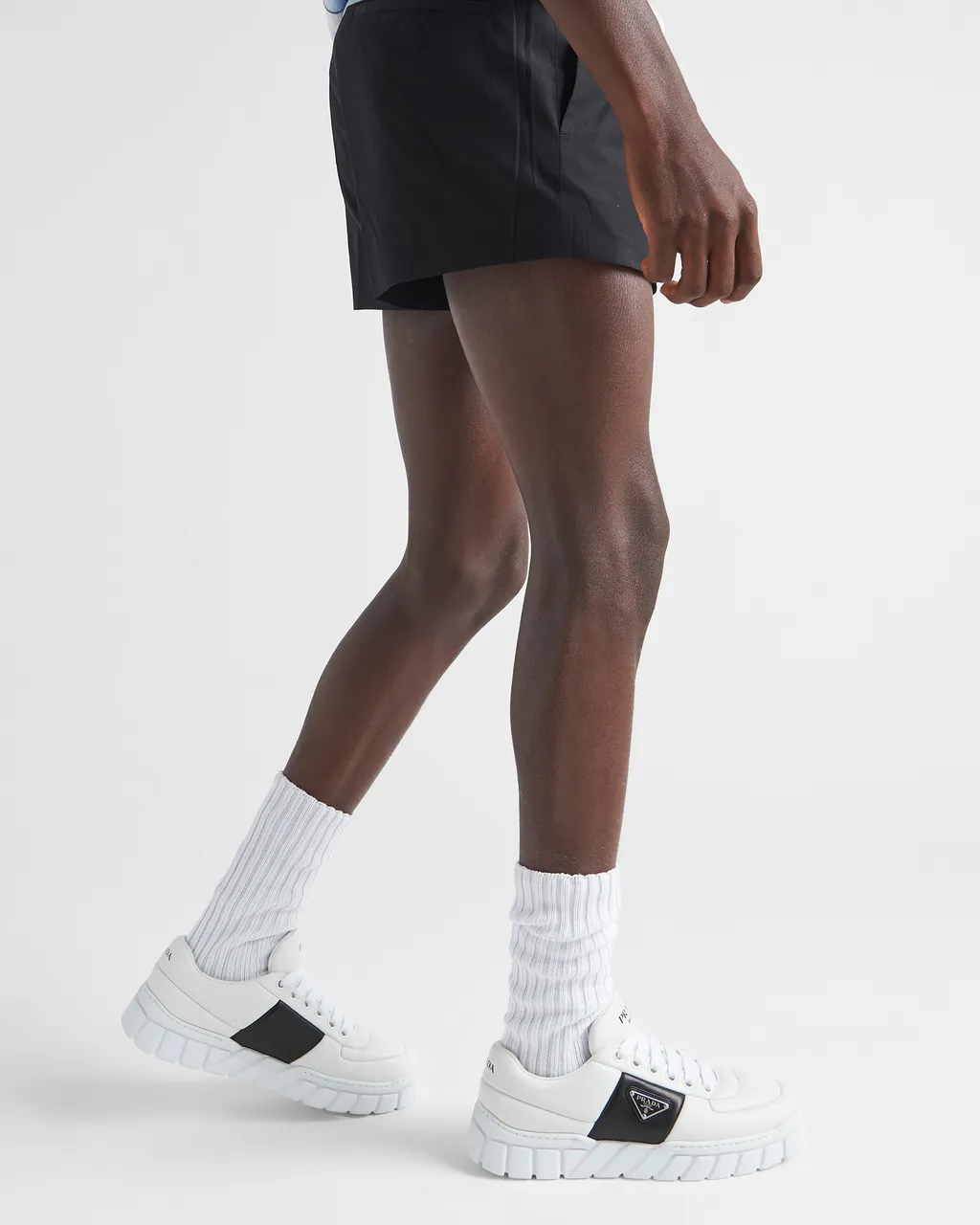 Padded Nappa Leather Sneakers