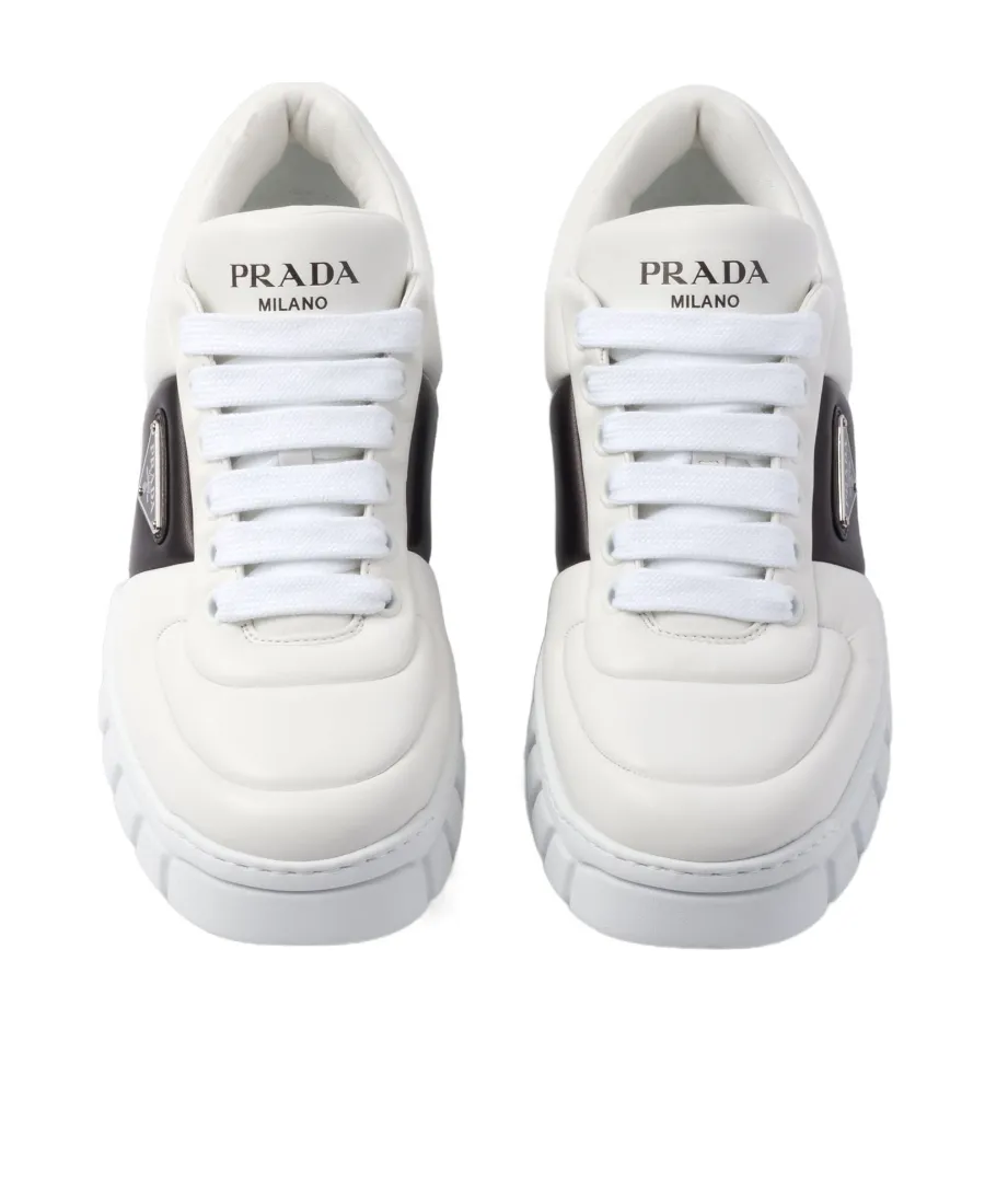 Padded Nappa Leather Sneakers