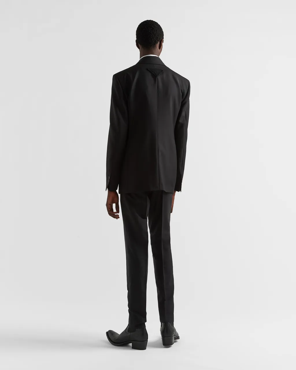 Double-Breasted Mohair Wool Jacket