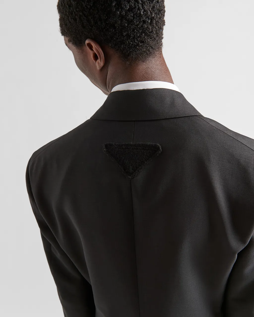 Double-Breasted Mohair Wool Jacket