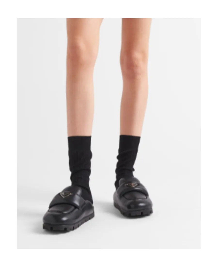 Soft Padded Nappa Leather Sabots