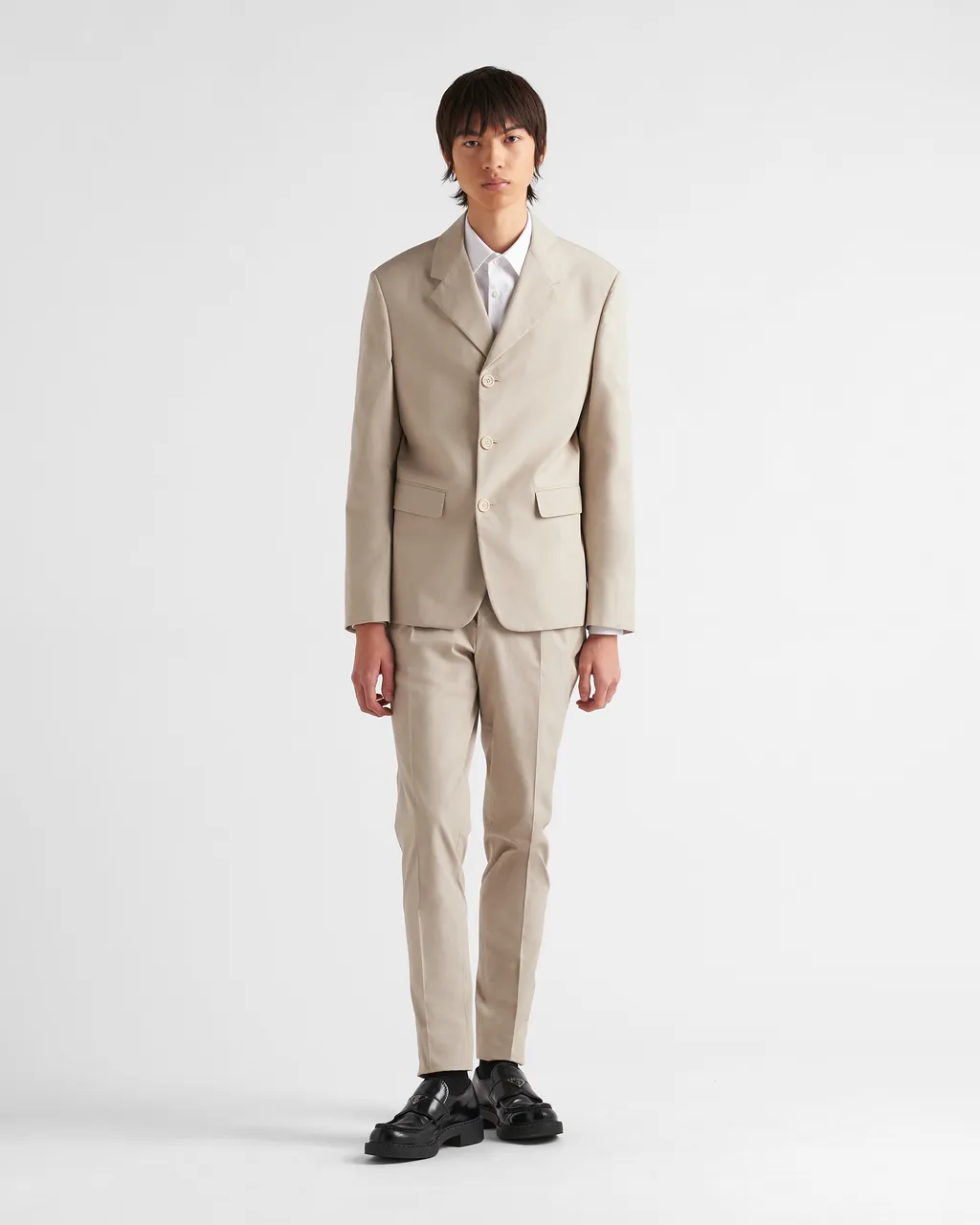 Single-Breasted Long-Sleeved Jacket