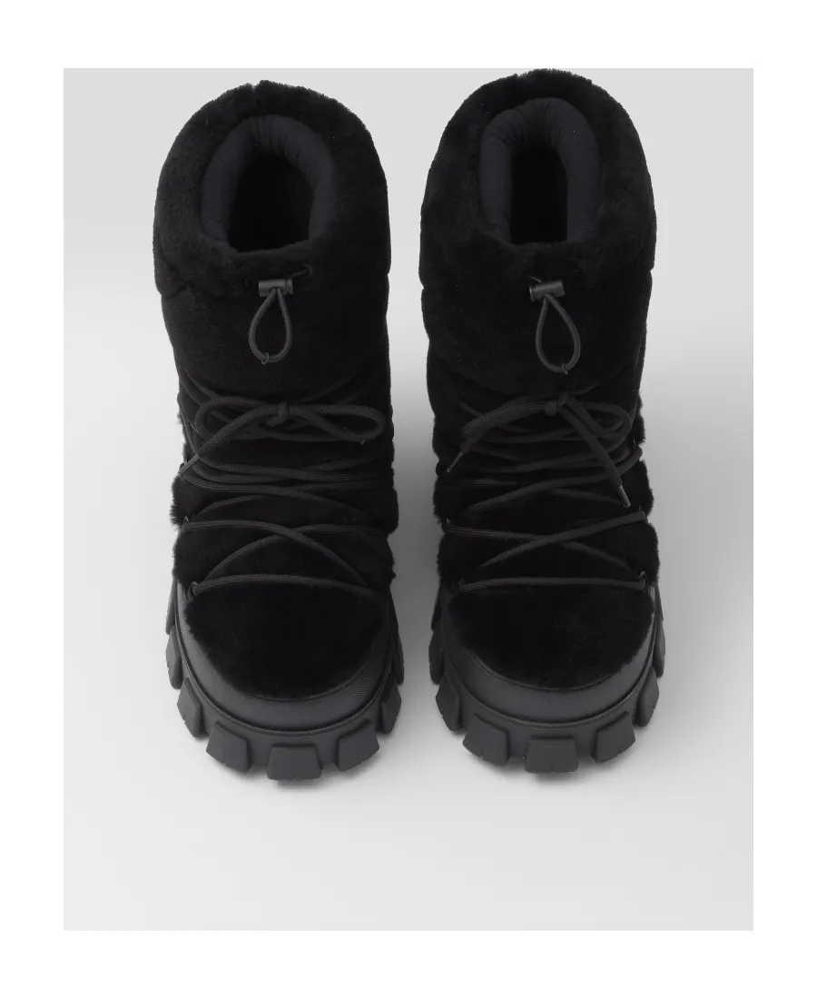 Logo Plaque Ankle Boots