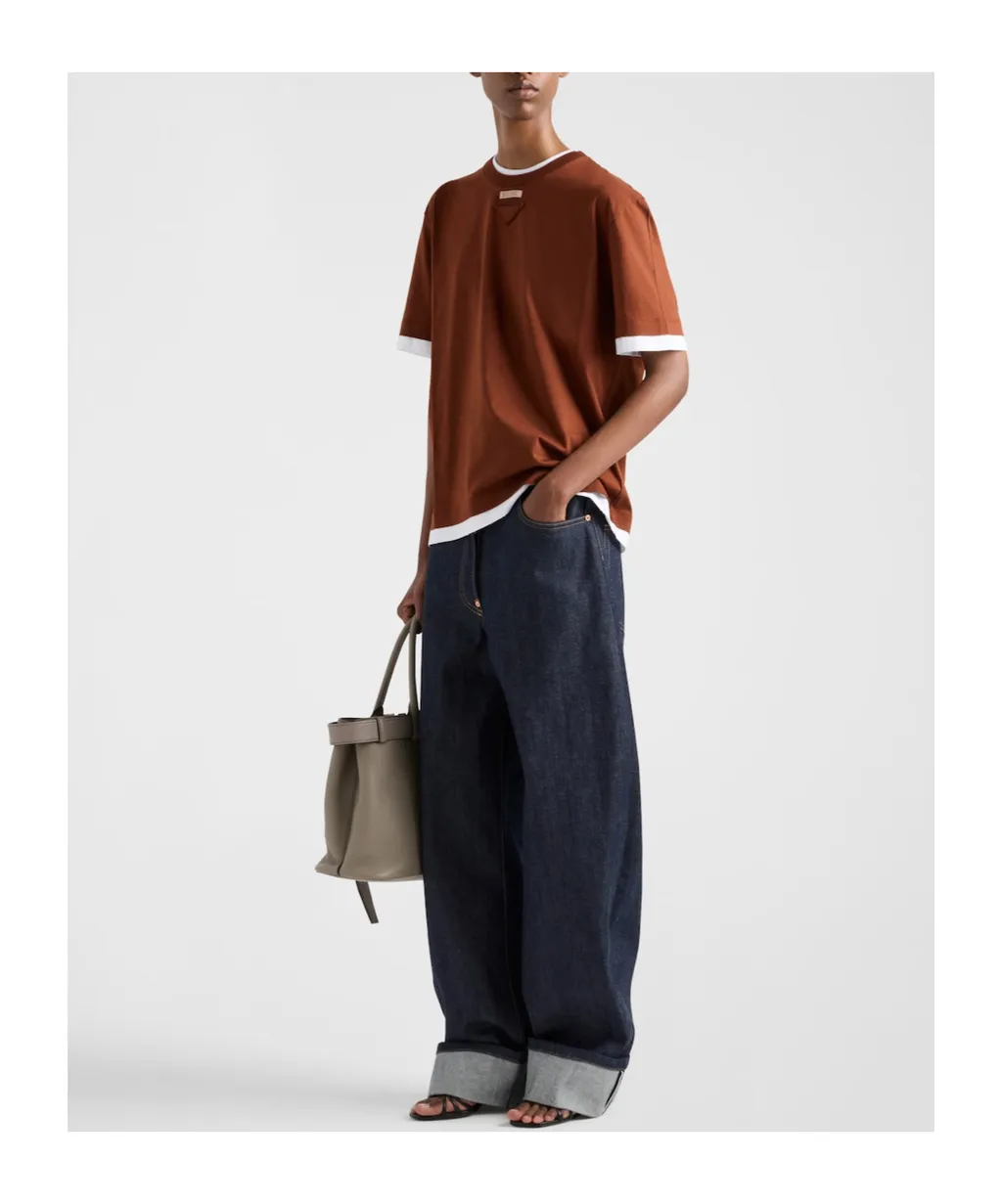 Layered Crewneck T-Shirt