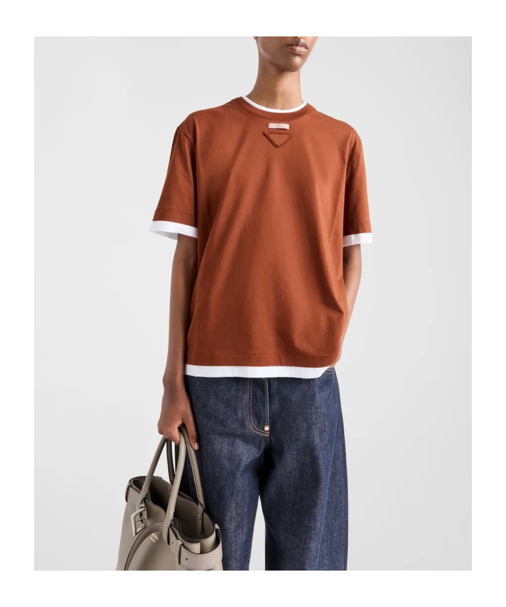 Layered Crewneck T-Shirt
